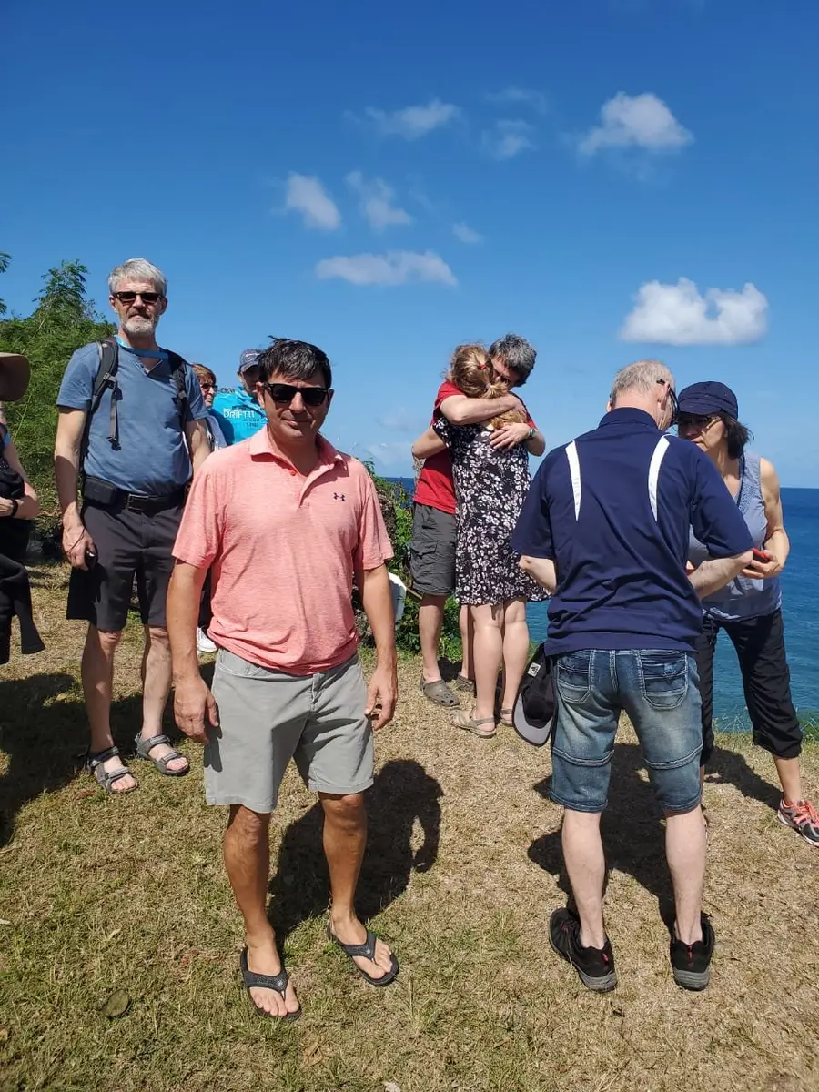 Visitors on a Saint Lucia island outing