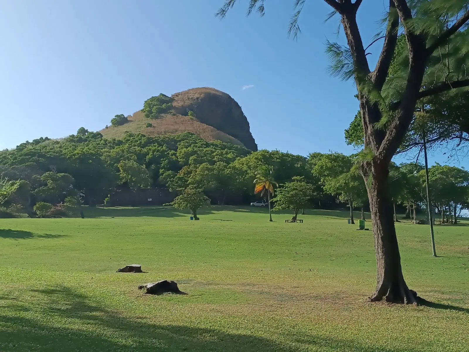 Coastal view at Pigeon Island National Landmark